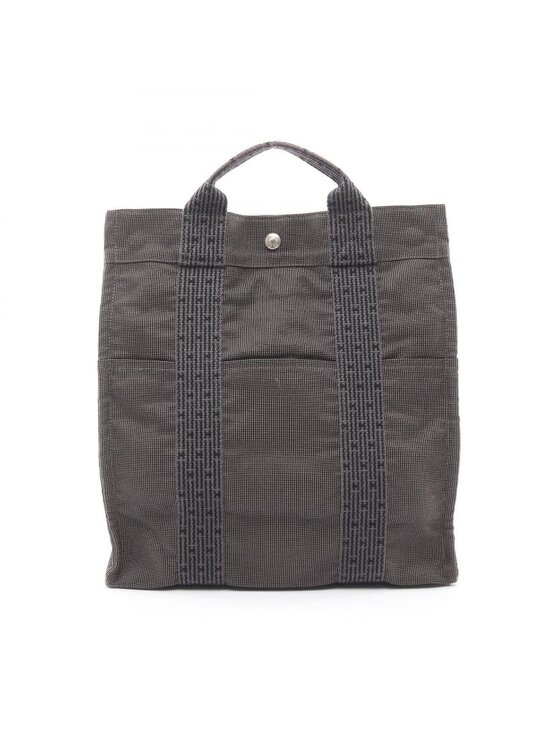 Hermes Backpack Her Line a Dos MM Dark Gray Canvas main image 4